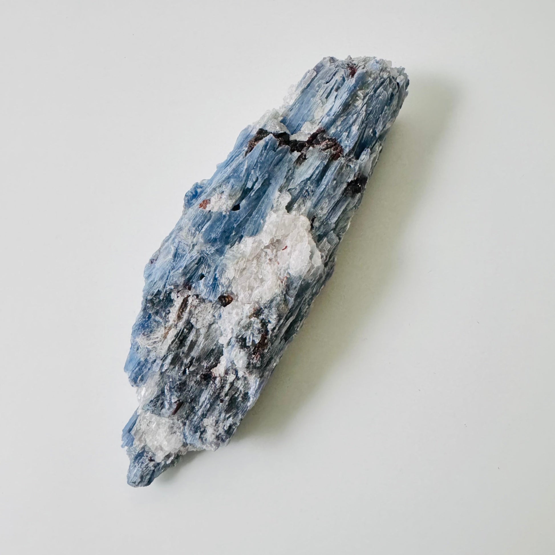 Blue Kyanite w/quartz – 5.5" x 1.5" x 1"