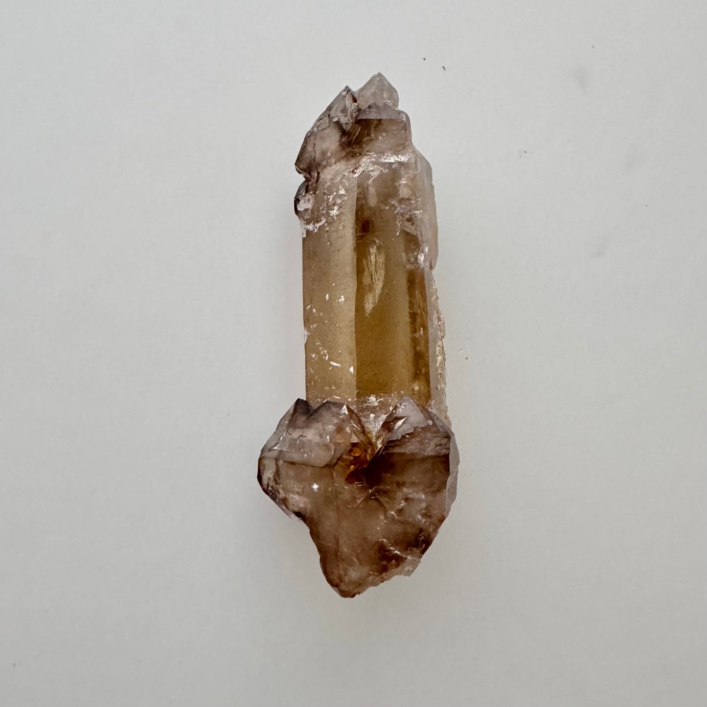 Smoky Elestial Quartz – Citrine Sceptre 3.75"x1.5"
