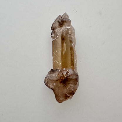 Smoky Elestial Quartz – Citrine Sceptre 3.75"x1.5"