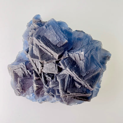 Rare Purple Fluorite – Natural Crystal Specimen from Pakistan –