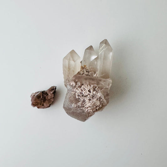 Rutilated Smoky Quartz –