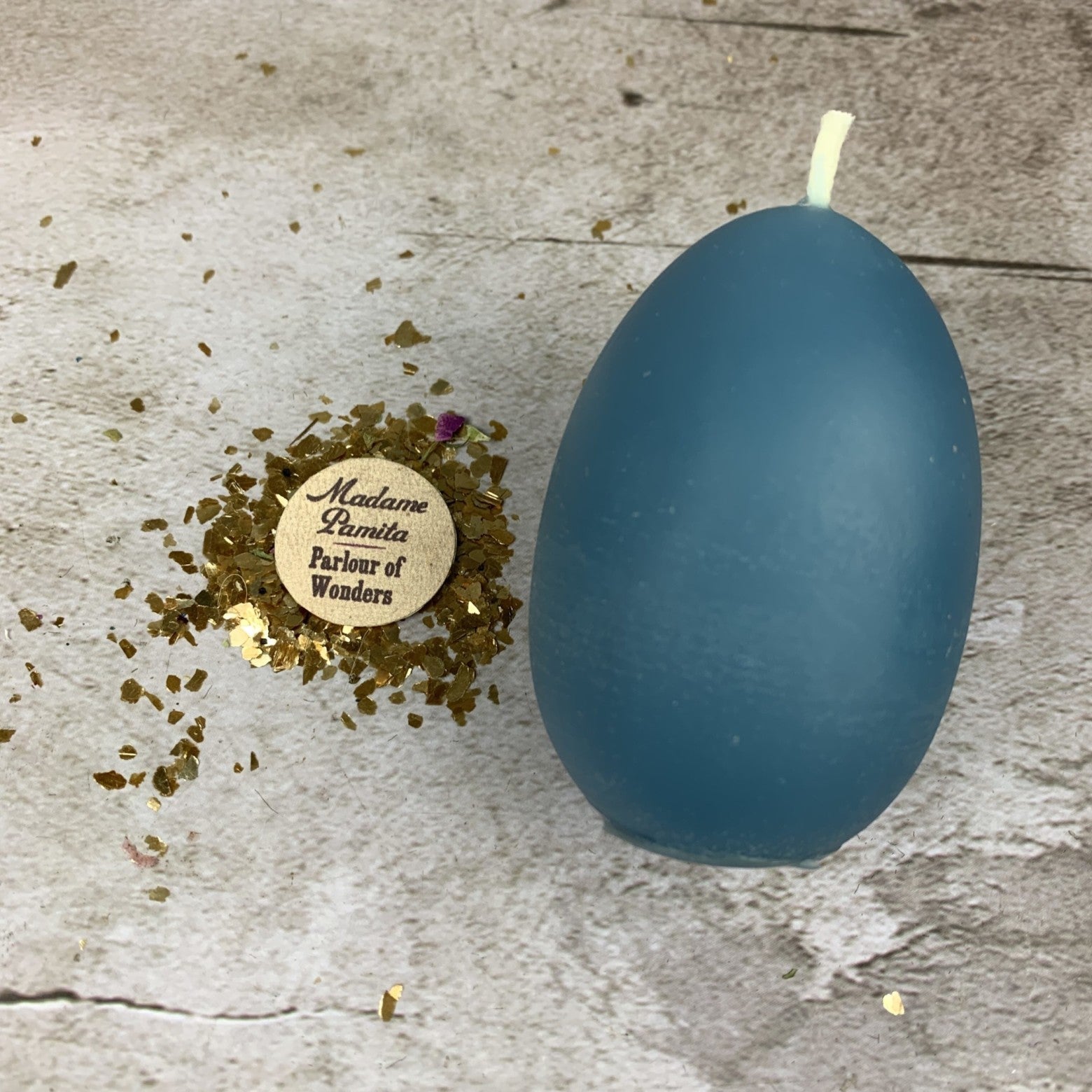 Egg Talisman Candle Spell Kit - New Beginnings & Fertility Magic – Blue (Healing) Candle Spell Kit