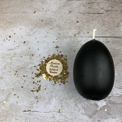 Egg Talisman Candle Spell Kit - New Beginnings & Fertility Magic – Black (Protection) Candle Spell Kit