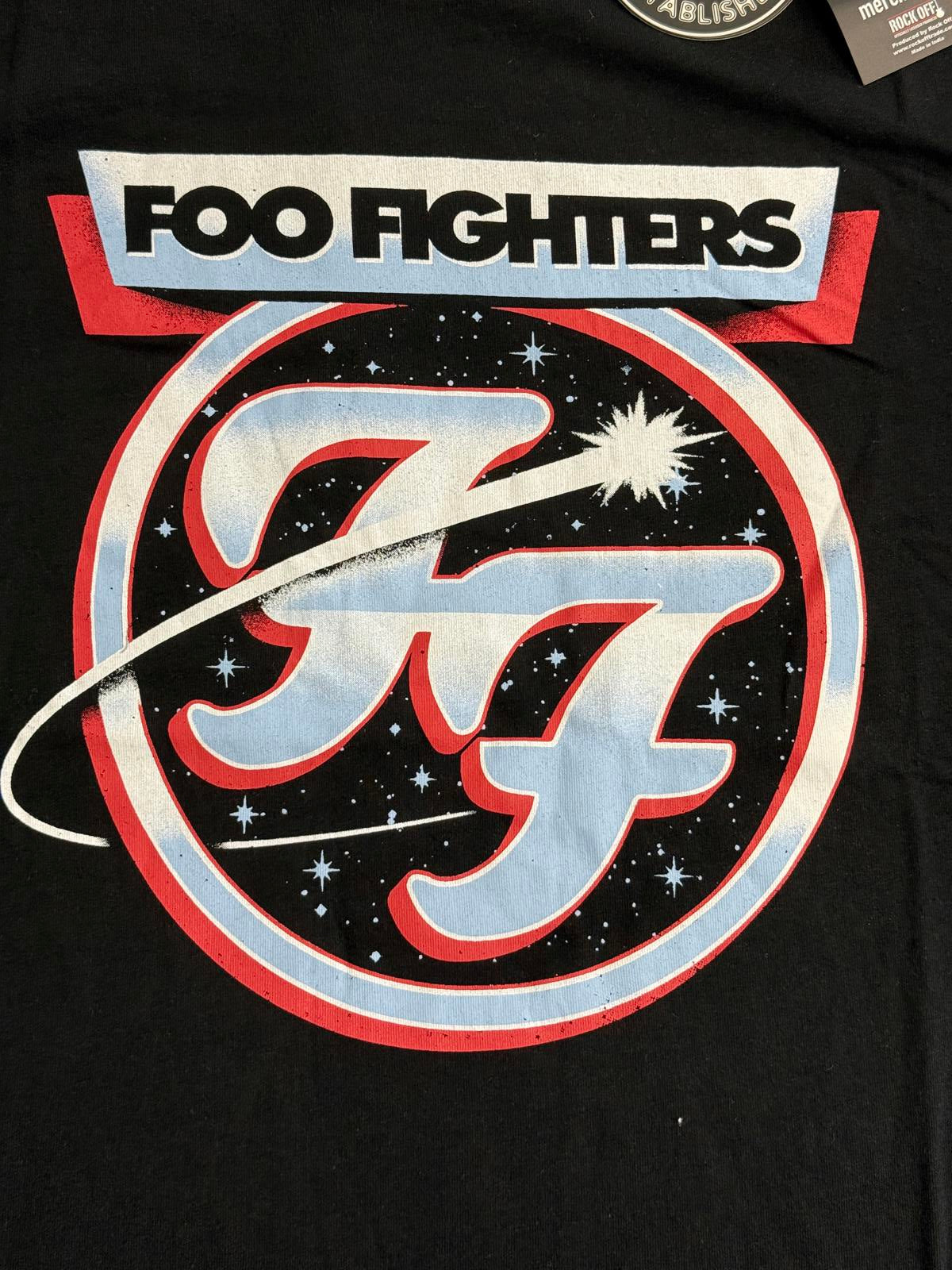 Foo Fighters Comet Jersey T-Shirt | Vintage Band Tee – L Black Men's T-shirts