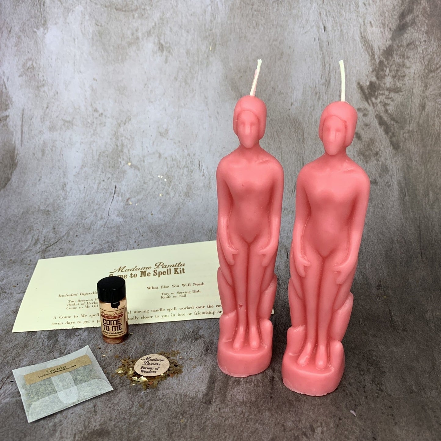 Come to Me Candle Spell Kit Human/Human - Attract Love & Passion