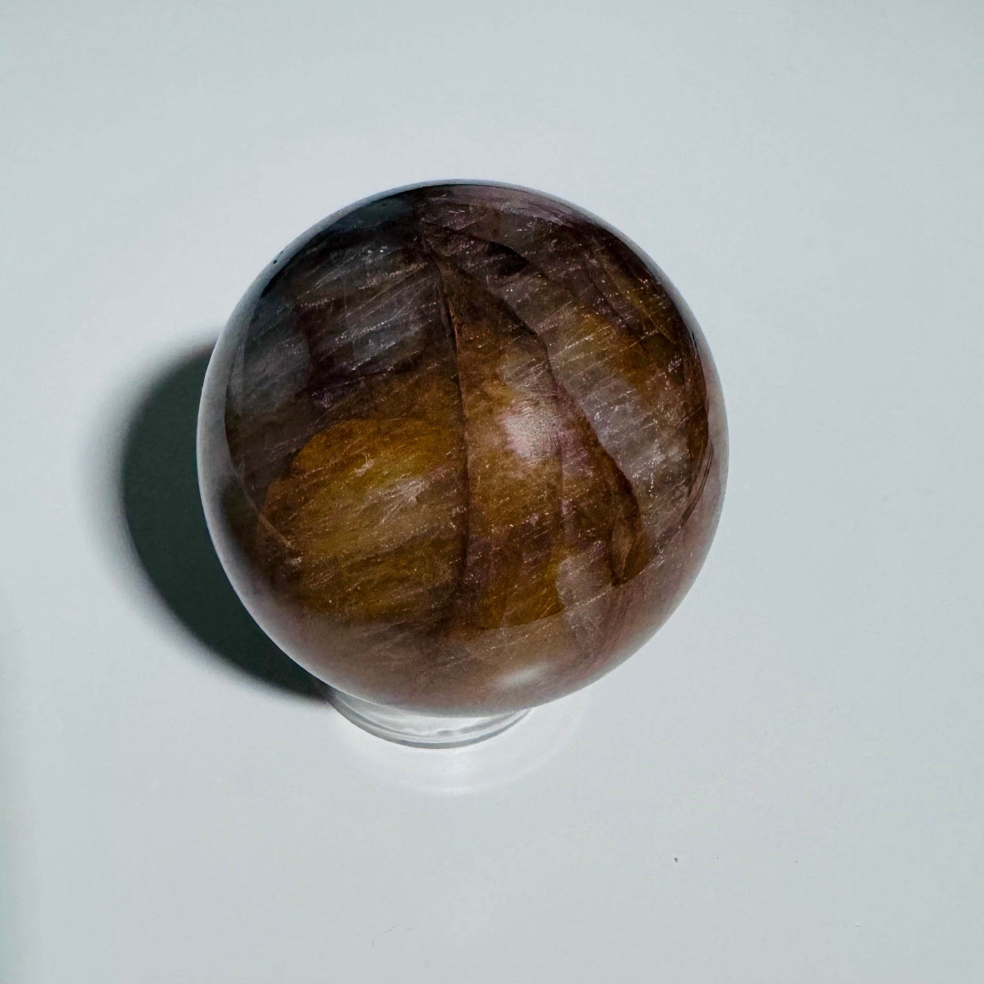 Golden Healer Sphere – Quartz Crystal for Healing & Spiritual Growth –