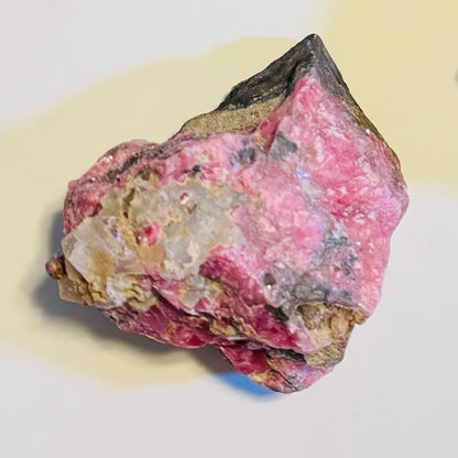 Rhodochrosite – Rough Unpolished Healing Stone with Manganese
