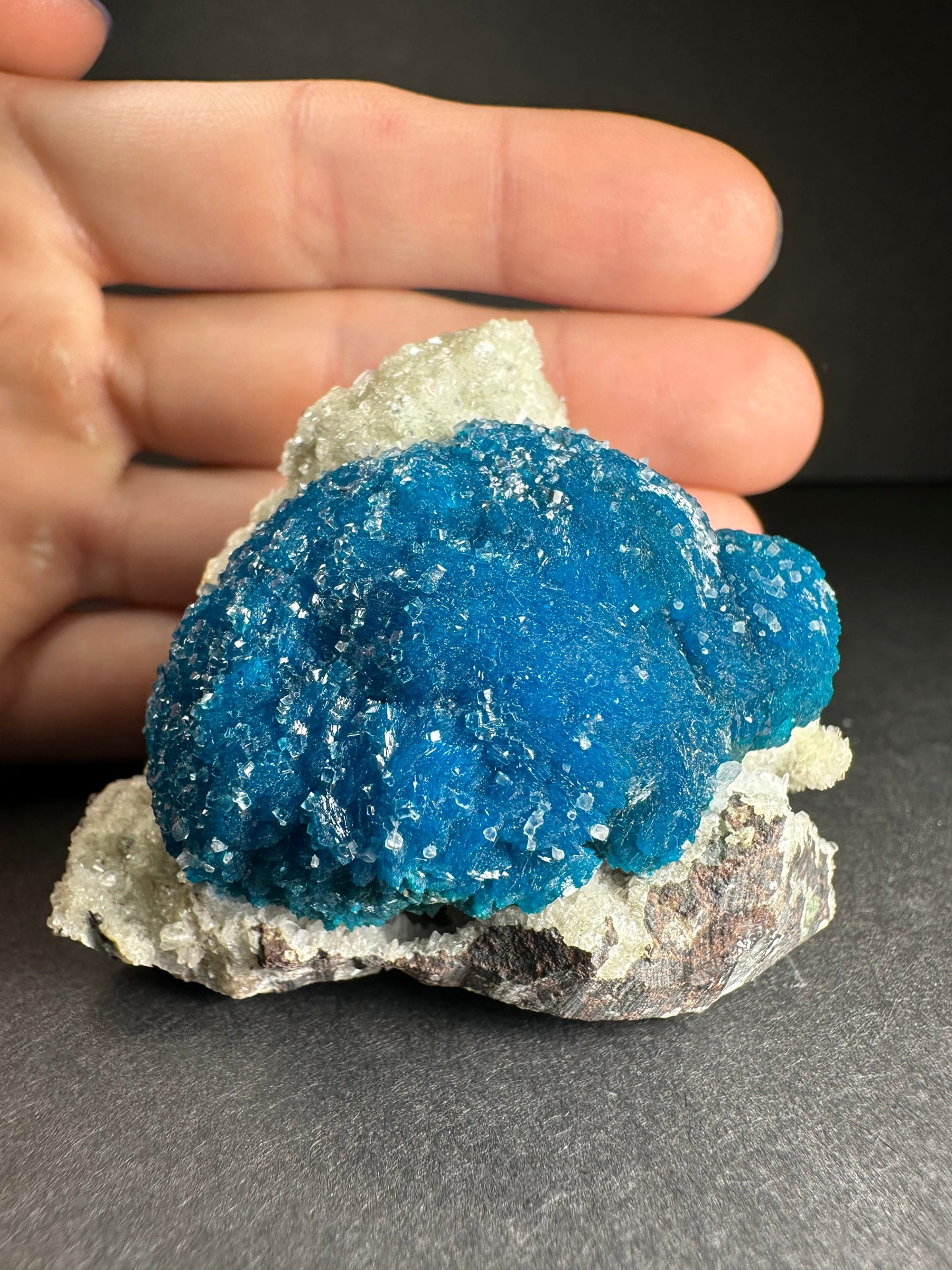 Cavansite Stilbite Specimen 70g Pune India – Minerals