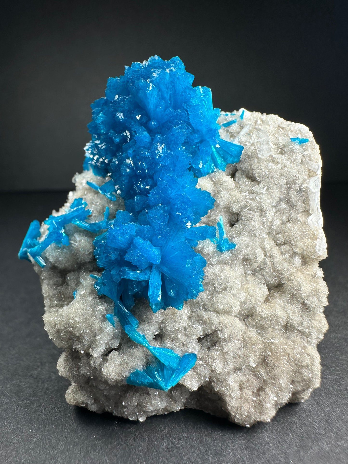 Cavansite with Stilbite on Matrix from Pune, Maharashtra, India – Minerals