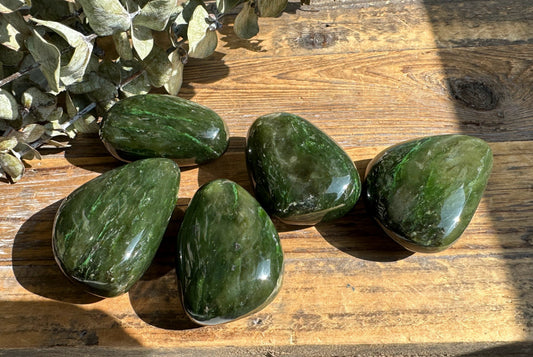 Jade Polished Specimen 2" – Low Grade Green Nephrite Crystal