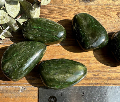Jade Polished Specimen 2" – Low Grade Green Nephrite Crystal –