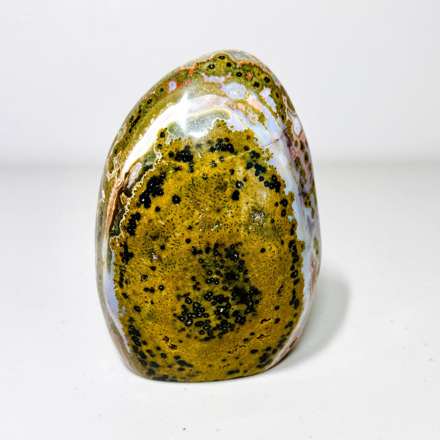 Kabamby Ocean Jasper Polished Freeform 2.5 lb Green Red Lavender – Ocean Jasper