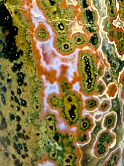 Kabamby Ocean Jasper Polished Freeform 2.5 lb Green Red Lavender – Ocean Jasper