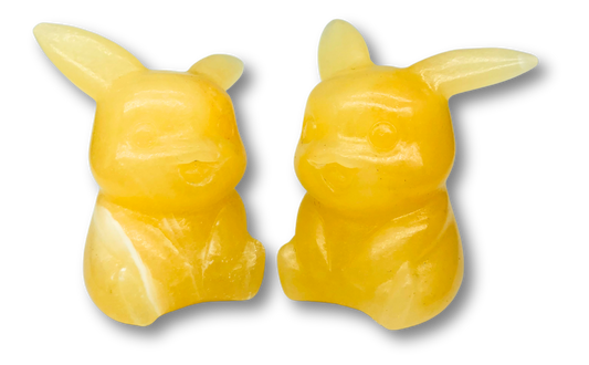 Yellow Calcite Pikachu