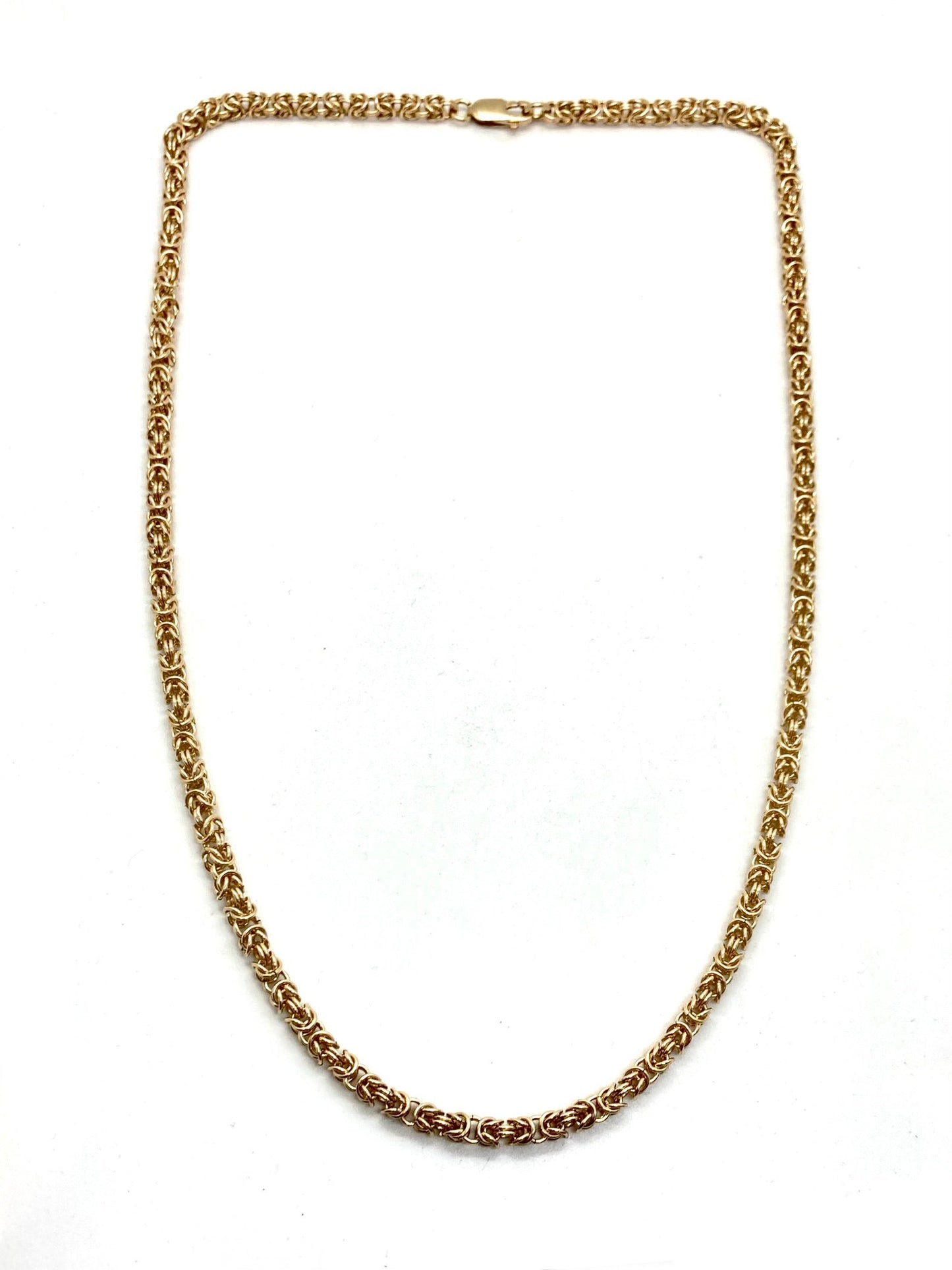 Delicate Byzantine Chainmaille Necklace in 14K Gold Fill – necklaces