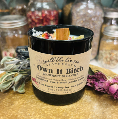Own It Bitch Empowerment Candle | Confidence & Manifestation Soy Wax Candle