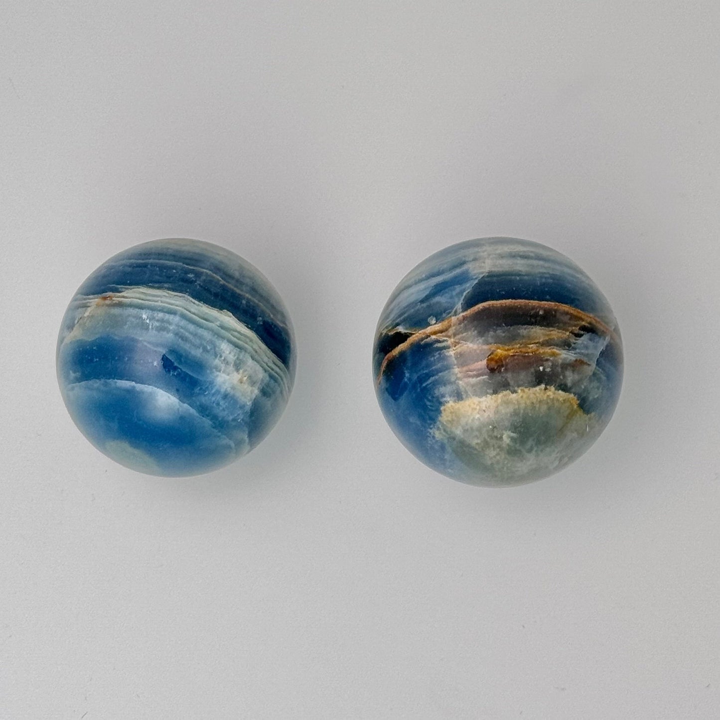 Blue Onyx Spheres (mexico) –