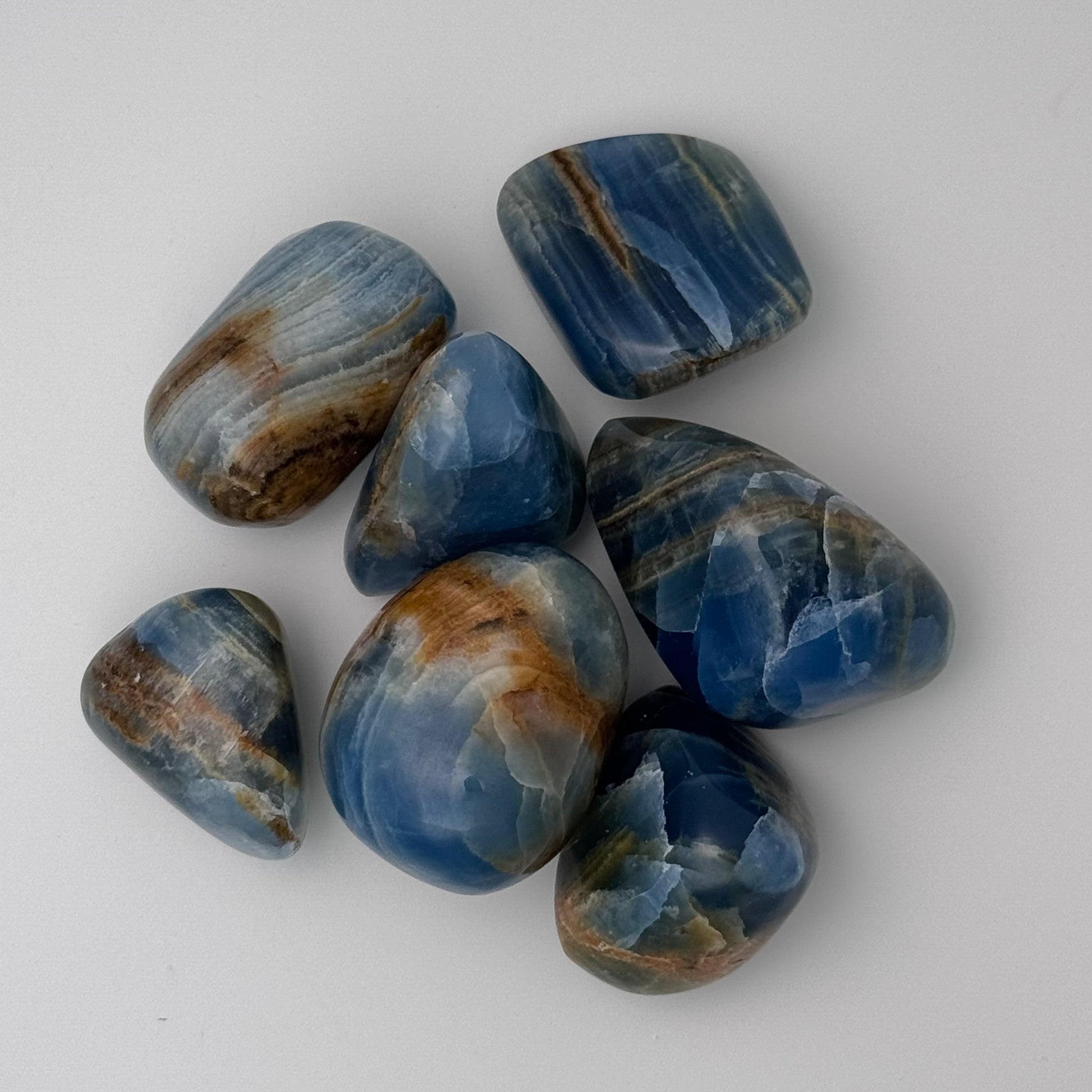Blue Onyx Spheres (mexico) – Tumbles (LG)
