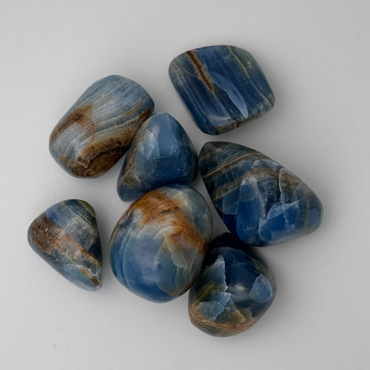 Blue Onyx Spheres (mexico) – Tumbles (LG)