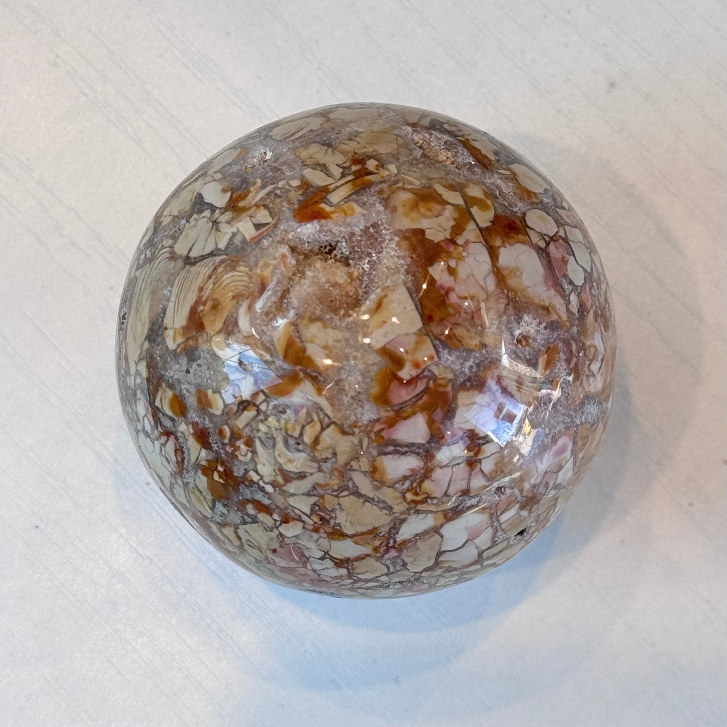 Edge Jasper sphere –
