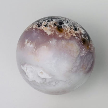 Plume Agate RARE Carvings – Sphere 58 mm