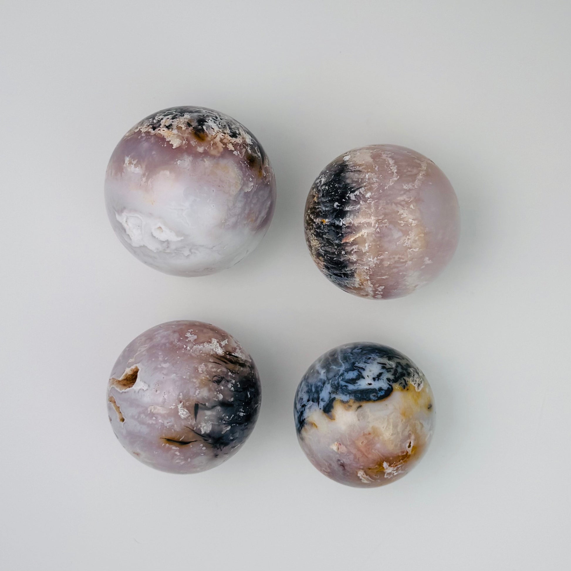 Plume Agate RARE Carvings –
