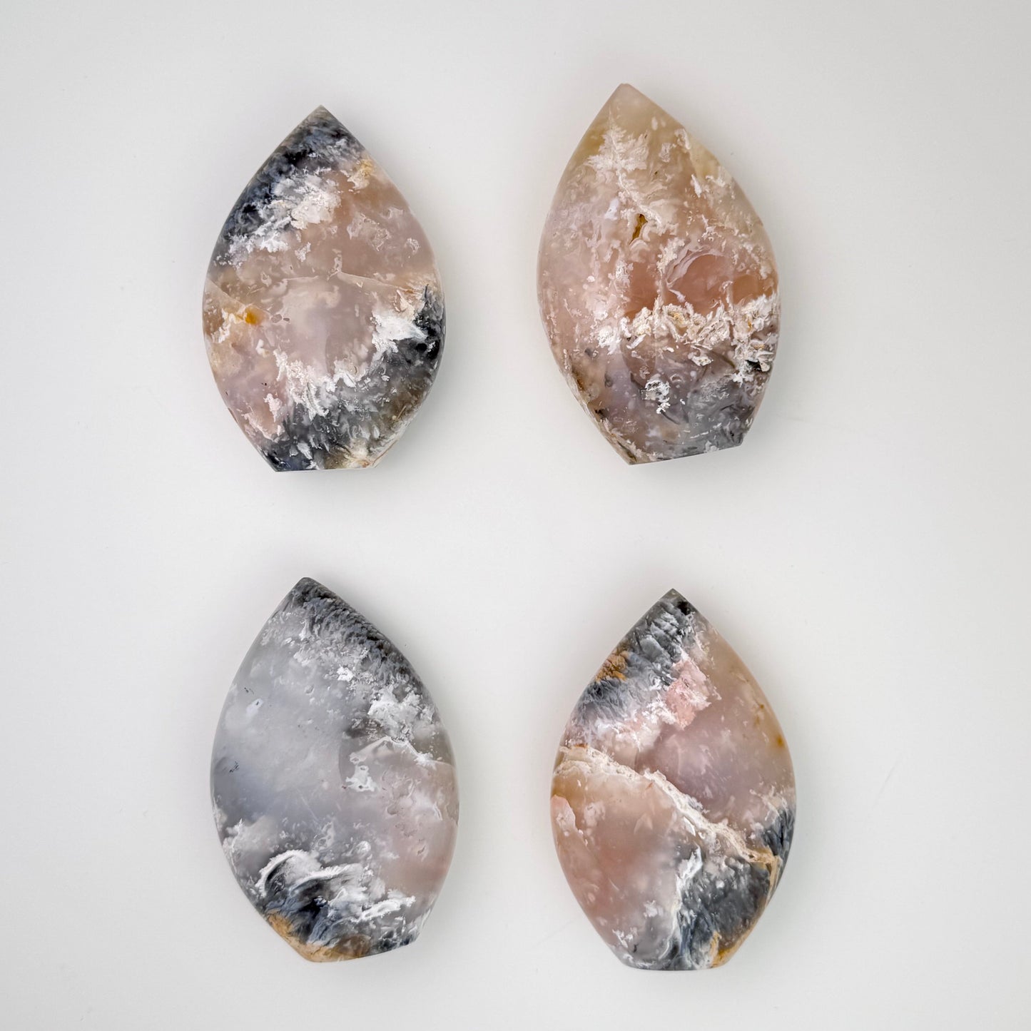 Plume Agate RARE Carvings –
