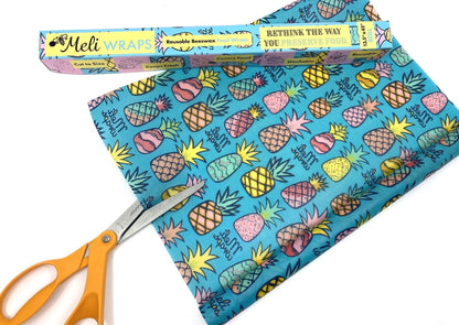 Beeswax Wrap Bulk Roll - Pineapple Print – Beeswax Rolls
