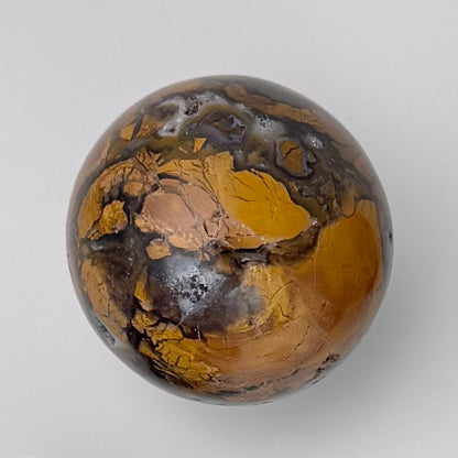 Brecciated Jasper Carvings – Rare Crystal of Courage & Nurturing – Sphere 51.5 mm