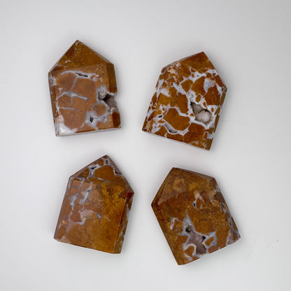 Brecciated Jasper Carvings – Rare Crystal of Courage & Nurturing –
