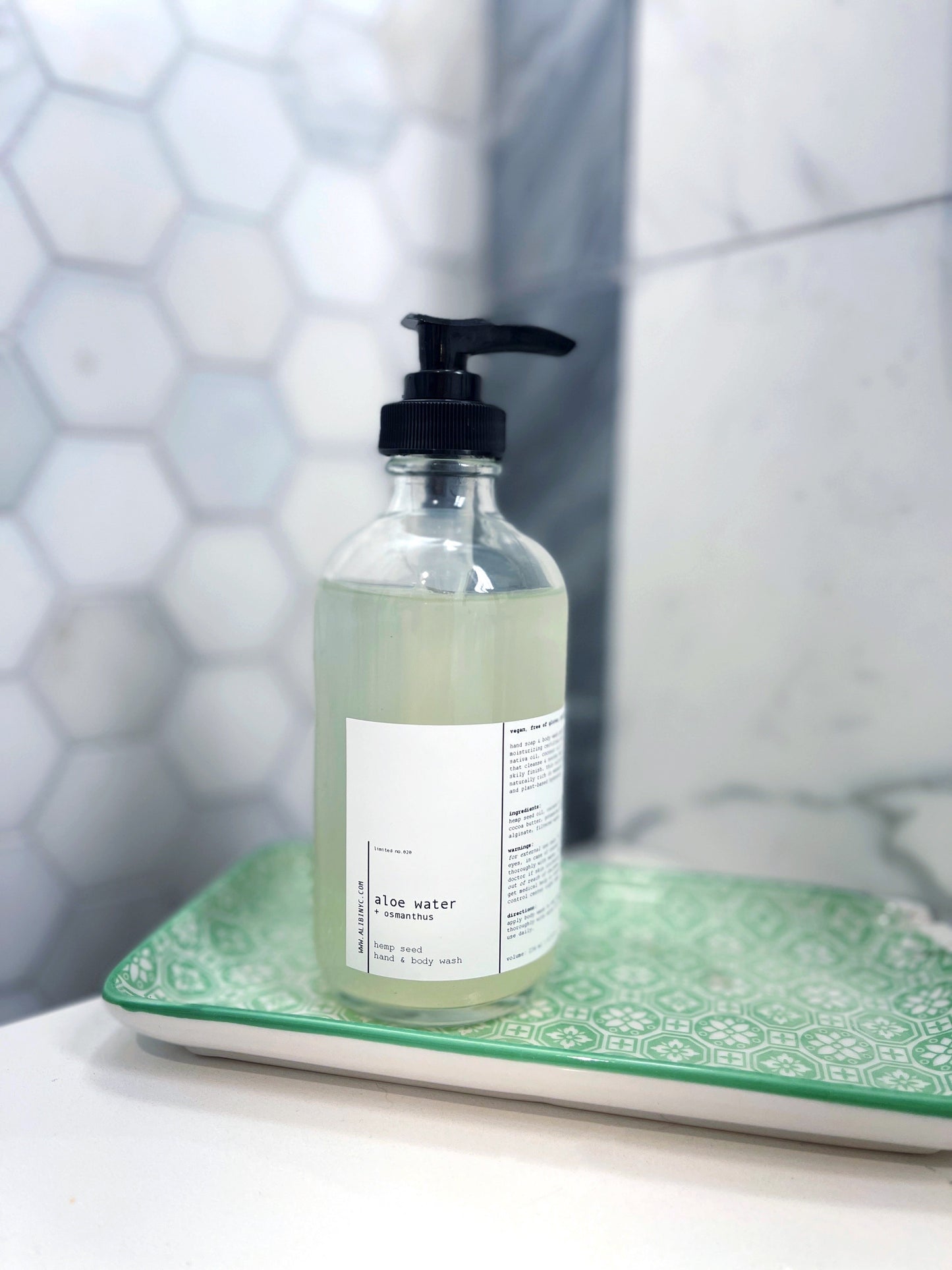 [ALOE WATER + OSMANTHUS] --  ORGANIC HEMP SEED BODY SOAP