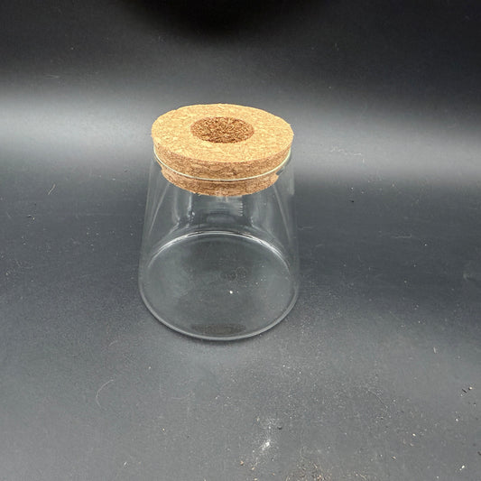 Glass Cultivation Planter with Cork Top