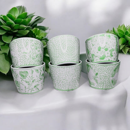 Mini Green Cachepots – Cachepot