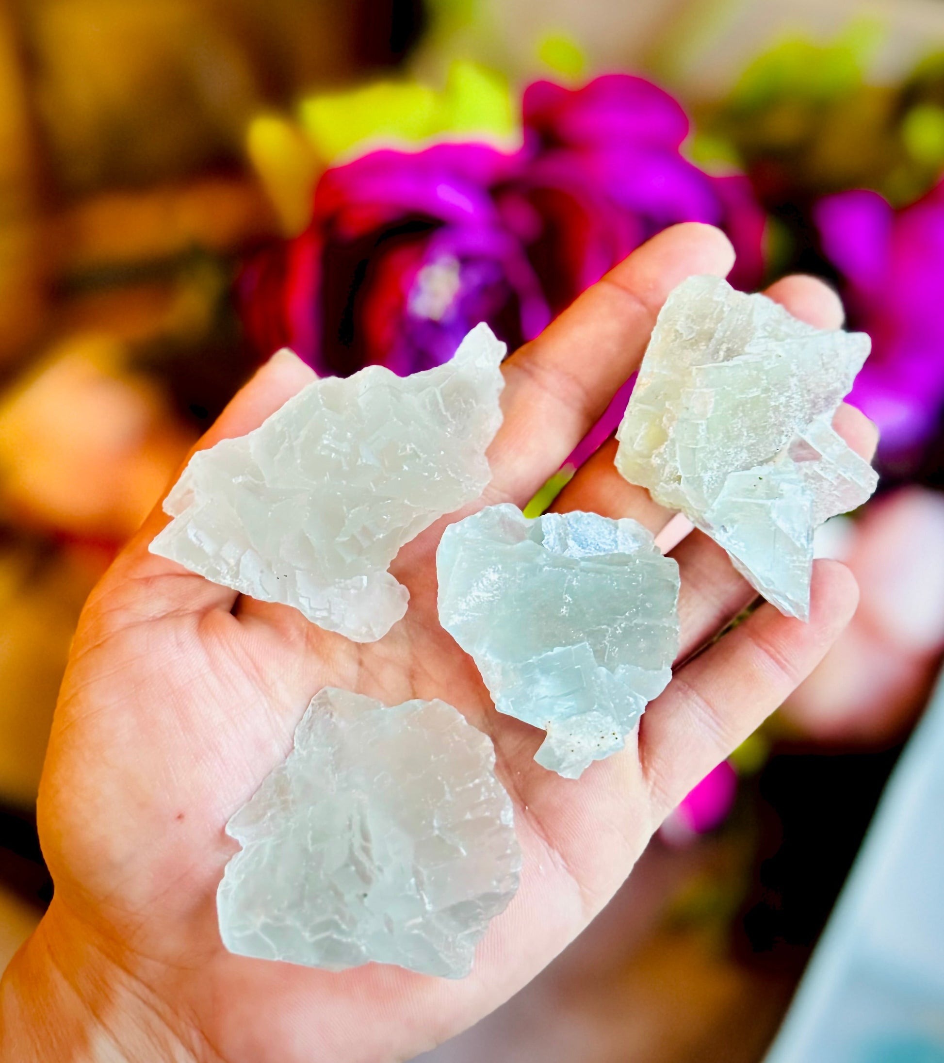Aqua Fluorite, Mint Fluorite from Manaoshan Mountain Mine, Hunan China, LIGHT BLUE FLUORITE – 25-49 Grams
