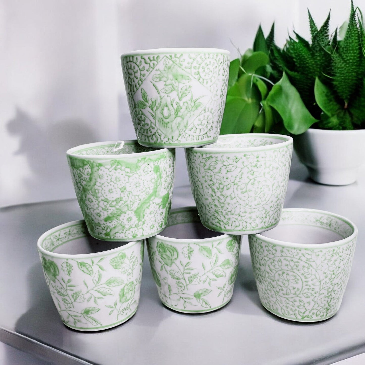 Mini Green Cachepots – Cachepot