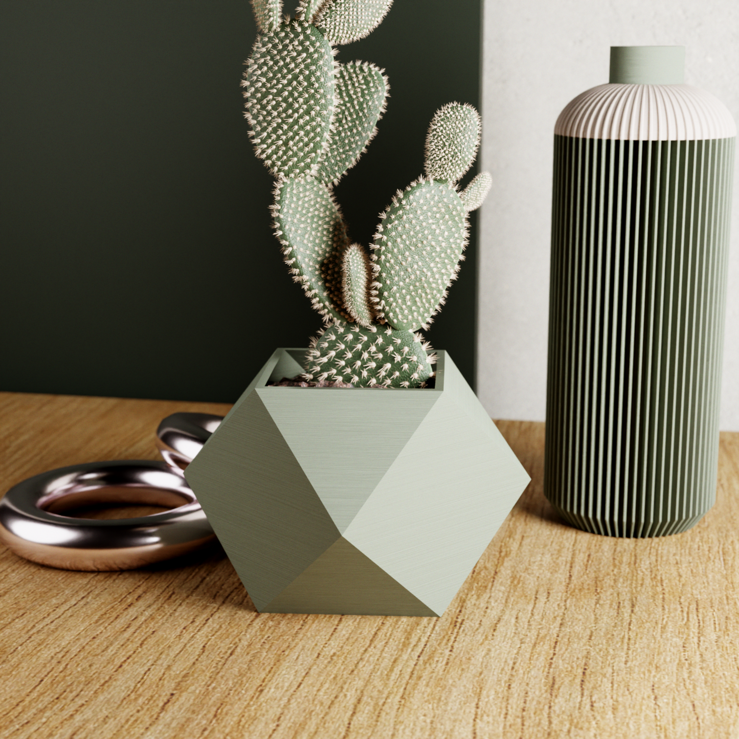 ICO Planter – Muted Green Planter