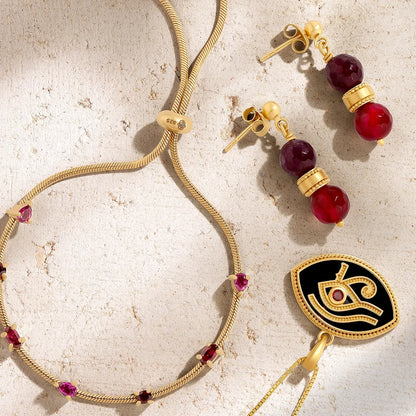 Radiant Vigil Eye of Horus Necklace – Necklaces - Womens