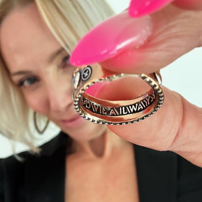 Love Always Hearts Adjustable Ring – ring