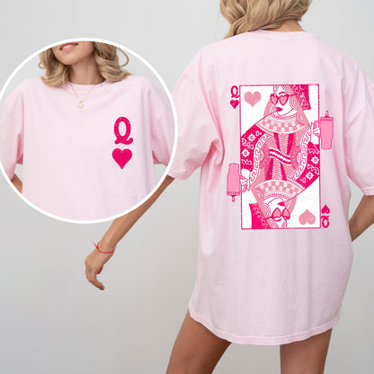 Queen of Hearts Comfort Colors T-Shirt – Vintage – Blossom T-Shirt