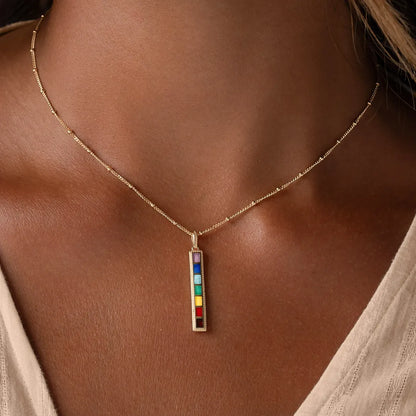Sacred Flow – Seven Chakra Energy Necklace – Necklaces - Womens