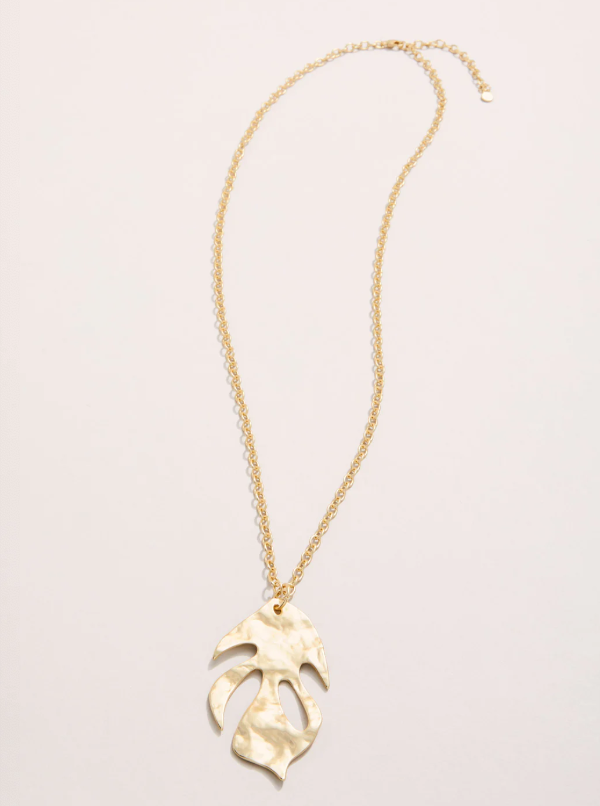 Kai Leaf Necklace – 28" –