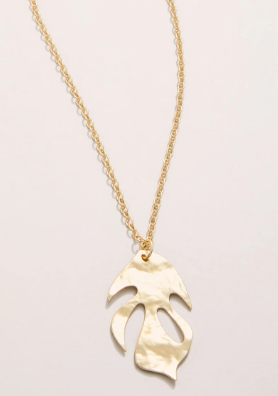 Kai Leaf Necklace – 28" –