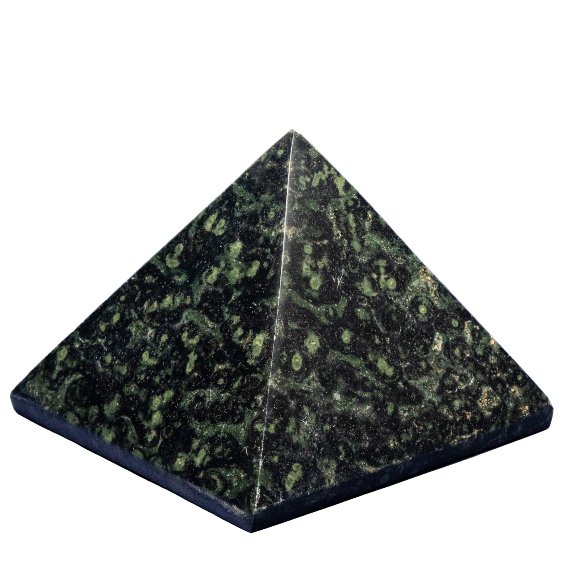 Kambaba Jasper Pyramid – Kambaba Jasper 582g - 3.50" Base Pyramids
