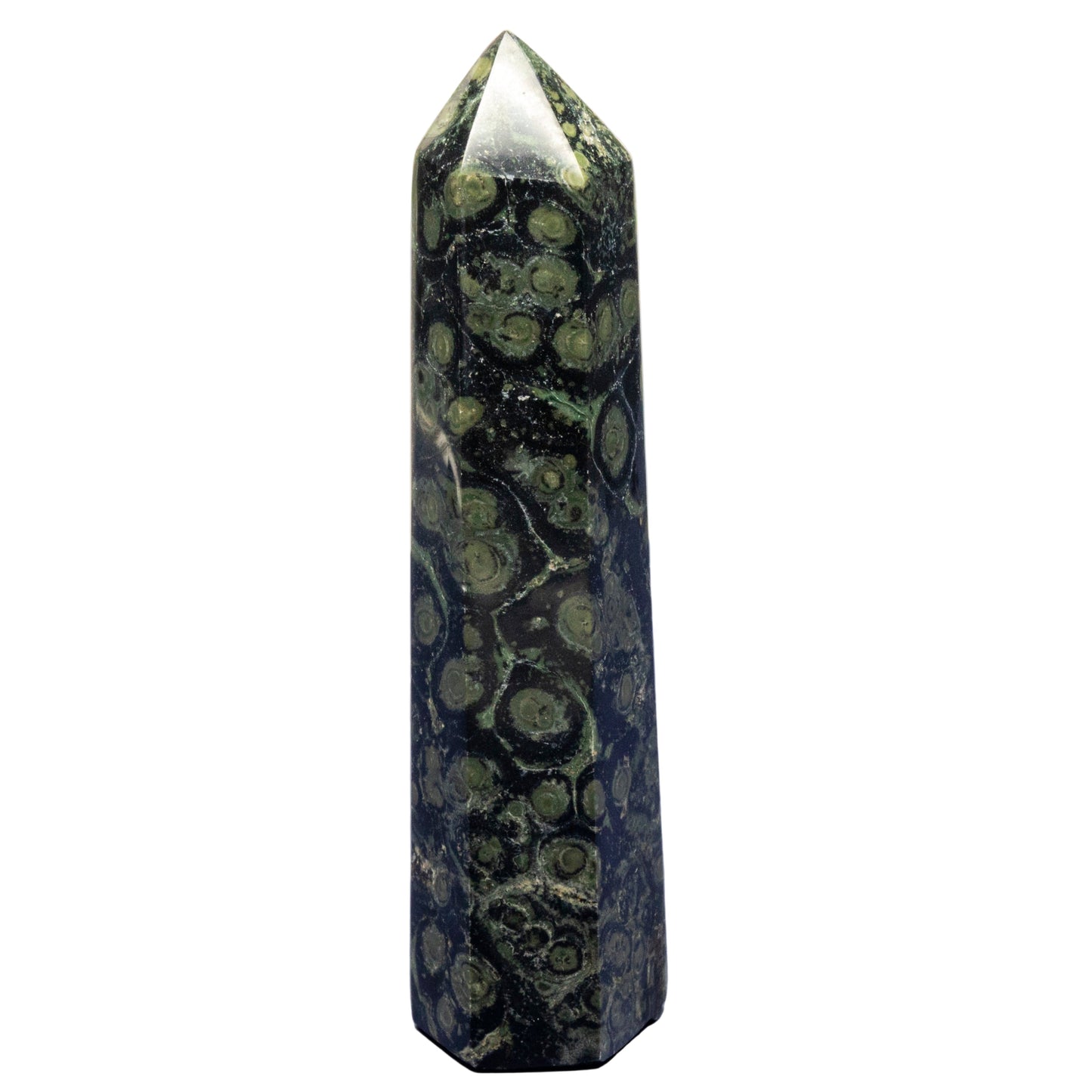 Kambaba Jasper Tower – Kambaba Jasper 352g - 6.00"H Towers