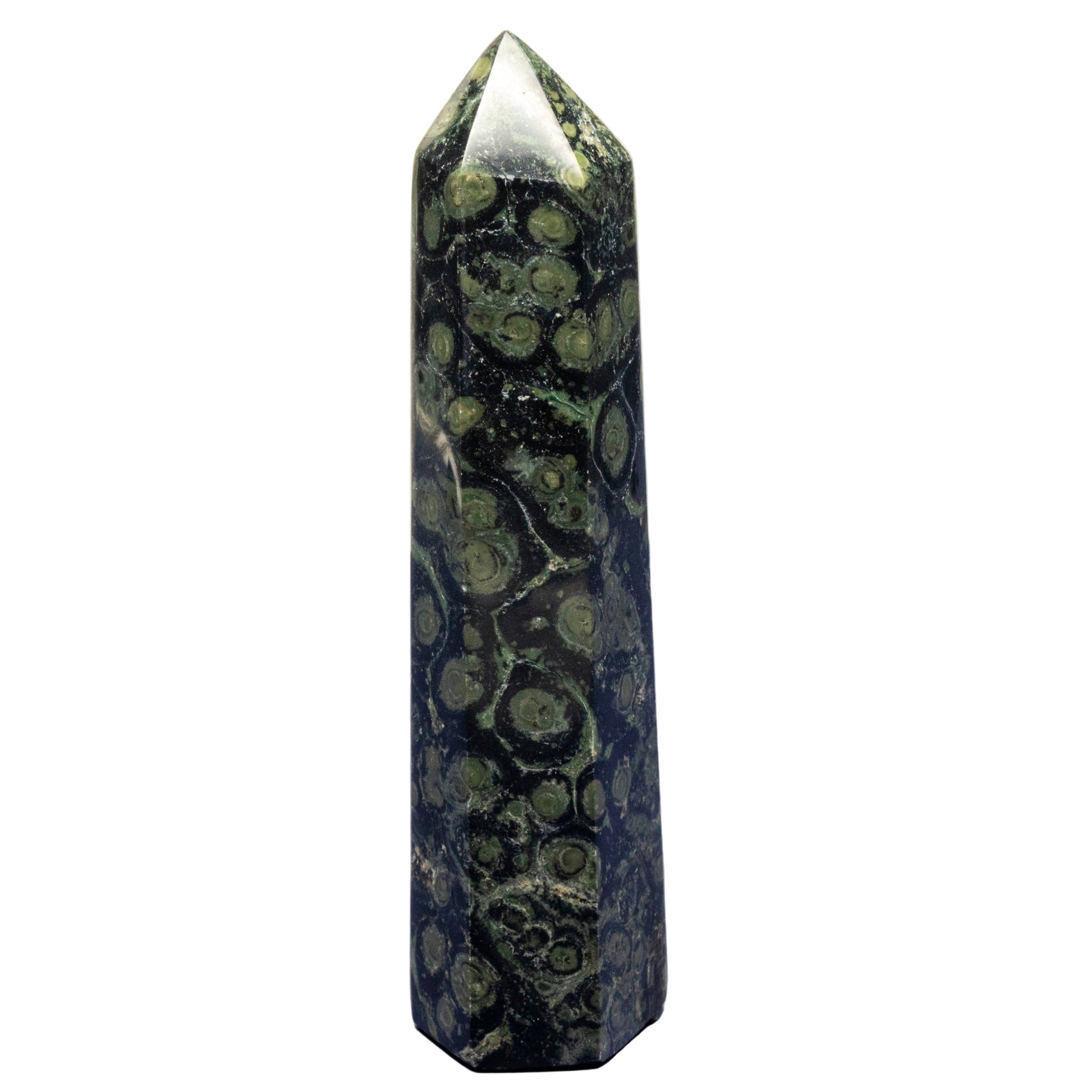 Kambaba Jasper Tower – Kambaba Jasper 352g - 6.00"H Towers