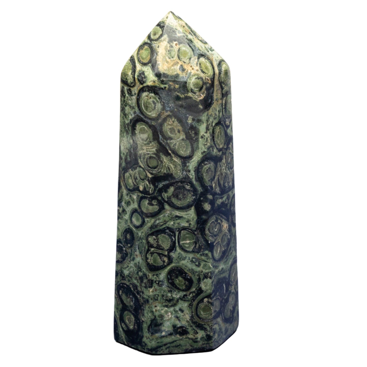 Kambaba Jasper Tower – Kambaba Jasper 406g - 5.25"H Towers