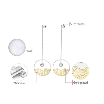 Moonlight 925 Silver Earrings