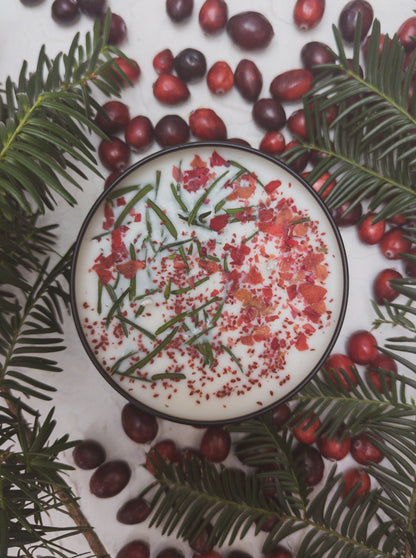 Cranberry Pine 4oz Tin Candle