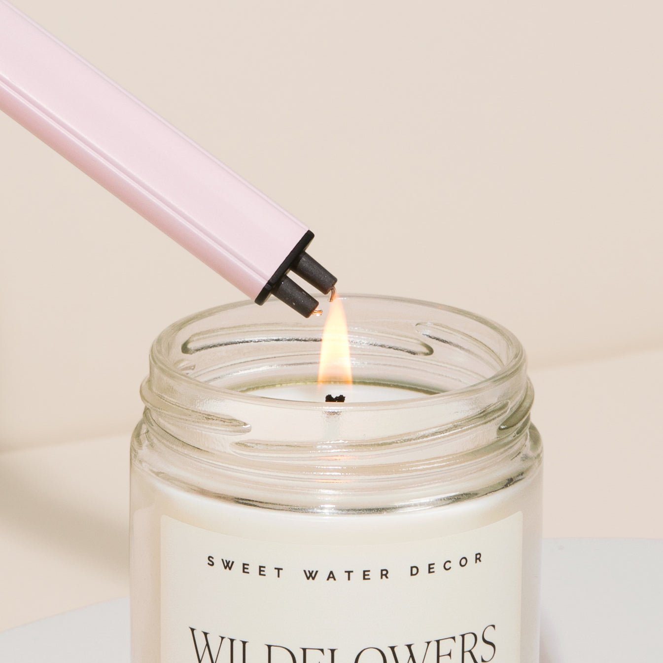 Rechargeable Electric Candle Lighter - Blush Pink USB Arc Lighter – Rechargeable Lighters