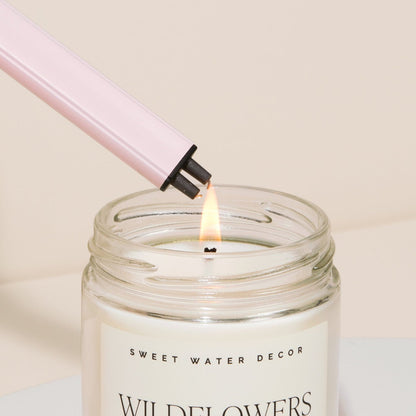 Rechargeable Electric Candle Lighter - Blush Pink USB Arc Lighter – Rechargeable Lighters